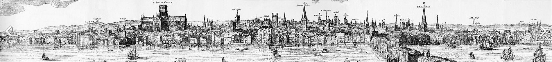 panorama of london 1600s