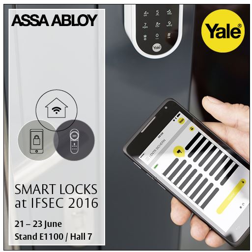 assa yale smart locks at ifsec