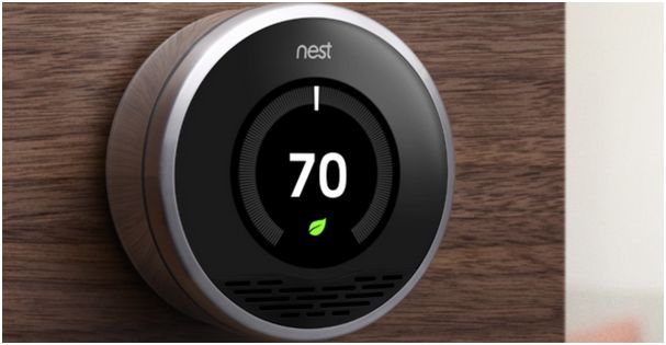 Smart thermostats like this one from Nest Labs have the potential to cut energy bills