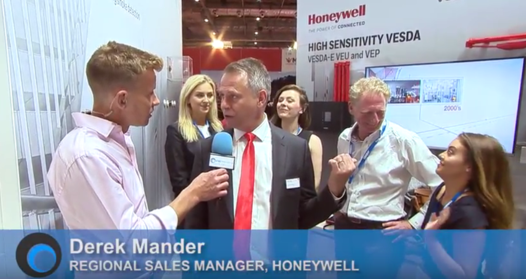 Watch the full interview with Derek Mander, Regional Sales Manager, from Honeywell about the products they are showcasing at IFSEC 2017.