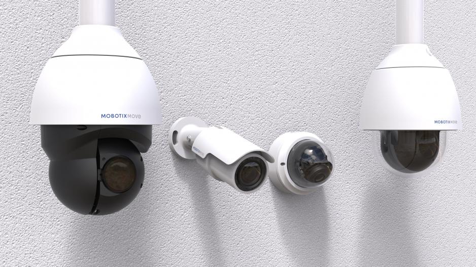 MOBOTIX MOVE cameras are the first ONVIF G-compliant series and can deliver three H.264 streams at the same time. Comprising four models, the series also features motorized varifocal lenses, integrated IR illumination and Wide Dynamic Range.