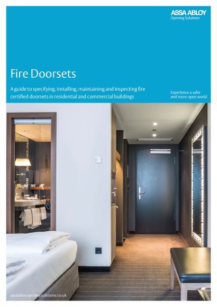 ASSA ABLOY is urging those involved with the specification, installation, and maintenance of fire doors to review its Fire Door Guide.