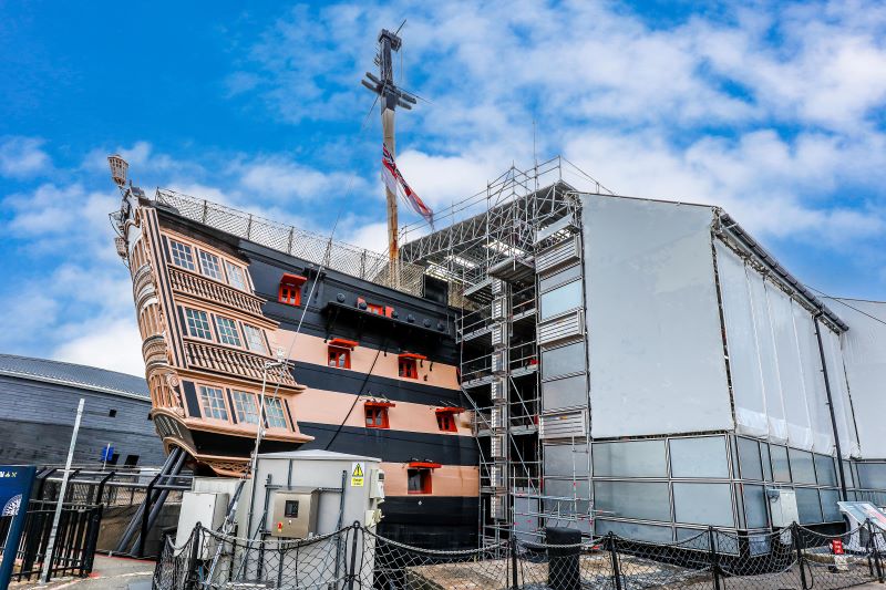 HMS Victory uses wireless fire detection as part of £35m renovation project