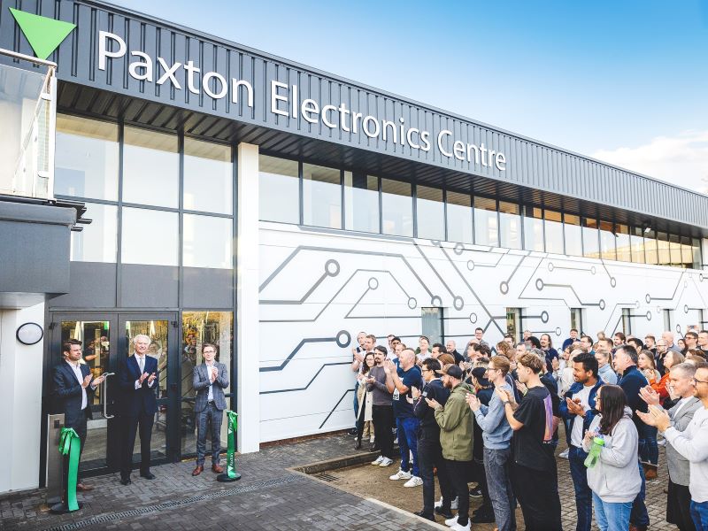 Paxton has opened a new manufacturing facility, the Paxton Electronics Centre, aimed to enhance the company's global expansion.